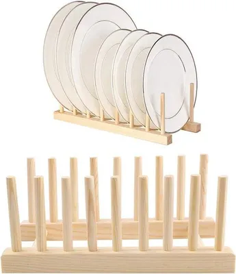 Produktbild von Famanu Geschirrständer Set 2 Stück - Organizer für Teller, Tassen und Deckel
