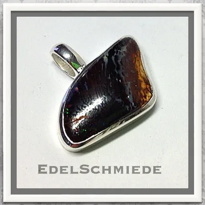 Produktbild von Edelschmiede925 kleiner Anhänger 925 Silber mit Opalgestein Unikat