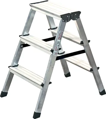 Produktbild von Krause Dopplo Stufen Doppelleiter 2x3 Stufen