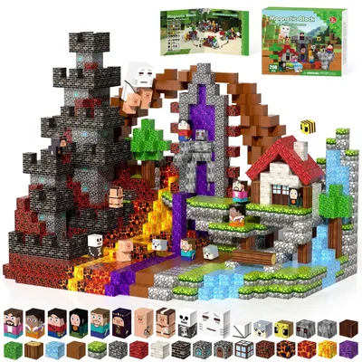 Image de Solidchoice - Kit de construction magnétique, 200 pièces, pour enfants