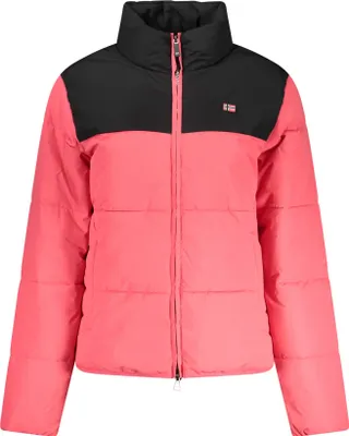 Produktbild von Rosa Damenjacke: Stilvolles Design mit Applikation & Reißverschluss