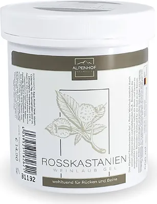 Immagine prodotto di ROSSKASTANIEN WEINLAUB GEL 500ml lenitivo per schiena e gambe crema per gambe crema per piedi crema per piedi crema balsamo 21