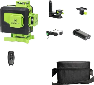 Zdjęcie produktu dla Poziomica laserowa Huepar, 16 linii laserowych, pilot Bluetooth, 904DG