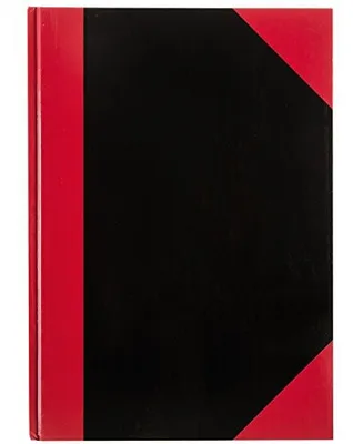 Produktbild von Chinakladde DIN A4, 96 Blatt, kariert, rot-schwarz