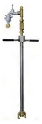 Produktbild von Gartenhydrant aus Edelstahl mit DN40 Standrohr und Schnellkupplung