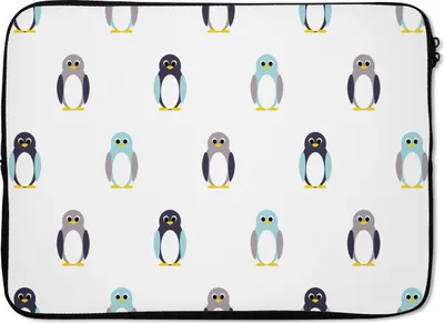 Produktbild von MuchoWow® Laptop Hülle 14 ZollGestaltung - Tiere - Pinguin Laptoptasche - Laptoptasche - Stoßsicher - Schutzhaube