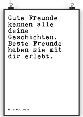 Produktbild von Mr. & Mrs. Panda Bild Gute Freunde kennen alle... DIN A4 - Weiß - Geschenk, bester Freund, Plakat, drucke, Freundschaft, bff, beste, Wandbild, Freundin, wanddeko, Sprüche