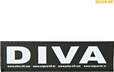 Produktbild von Julius-K9 DIVA, PET-Kabelstrang mit Klettaufsatz, Hund, Schwarz, Weiß, IDC®Longwalk Y-Geschirr Alle Größen IDC® Powergeschirr® Baby 1, Baby 2, Mini-Mini, Mini, 0..., 110 mm, 30 mm