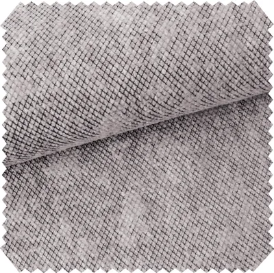 Produktbild von novely® WESSELN - Extravaganter Möbelstoff mit Netzmuster - Robuster Velours Polsterstoff - Pflegeleichte Meterware 1lfm - Farbe: 12 Zartrosa-Grau