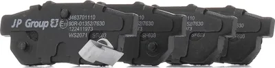 Produktbild von JP GROUP 3463701110 Bremsbeläge Satz Hinten für HONDA Jazz II Schrägheck (GD, GE3, GE2) Jazz III Schrägheck (GE, GG, GP, ZA) CIVIC VI Hatchback