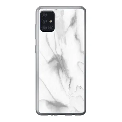Produktbild von MuchoWow® Handyhülle Schutzhülle Hülle für Samsung Galaxy A52 5G Marmor - Grau - Weiß - Abstrakt - Marmoroptik Silikon Softcase Handy Hülle - Umschlag