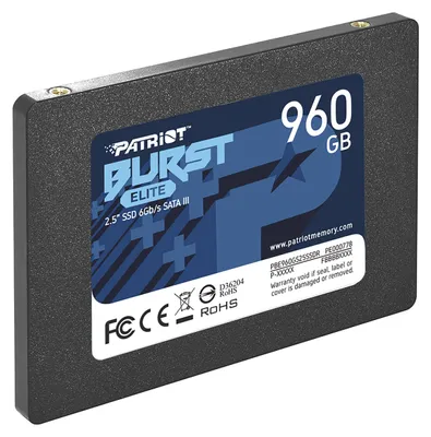 Obrázek produktu pro Patriot Memory Burst Elite, 960 GB, 2.5", 450 MB/s, 6 Gbit/s