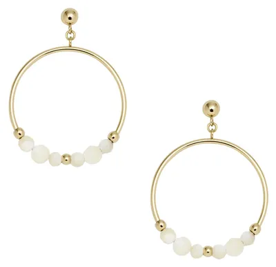 Produktbild von Fossil Ohrringe Vintage Sommer für Damen aus Edelstahl, gold