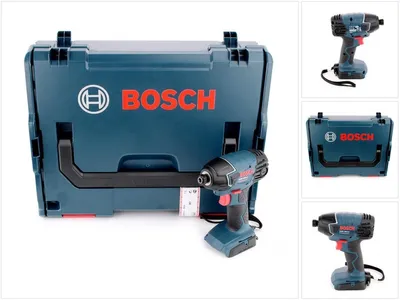 Zdjęcie produktu dla Akumulatorowy klucz udarowy Bosch GDR 18 V-LI 18 V w pudełku L-Boxx ( 06019A130C )