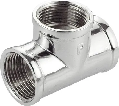 Produktbild von T-Stück aus verchromtem Messing 3/4"