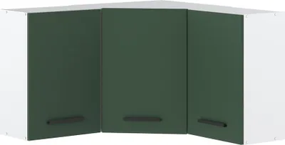Zdjęcie produktu dla Szafka Kuchenna Wisząca Narożna Modułowa 90Cm Blande Biała Zieleń