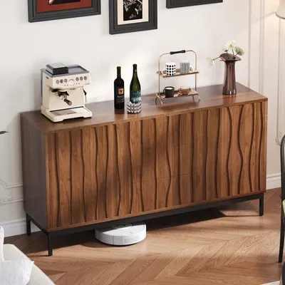 Produktbild von Kommode – Holzschrank mit den Maßen 150x40x80 cm – stilvolles Möbelstück für Wohnzimmer und zur Aufbewahrung
