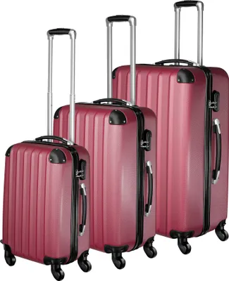 Produktbild von Hartschalenkoffer-Set 3-teilig, aus robustem ABS-Kunststoff