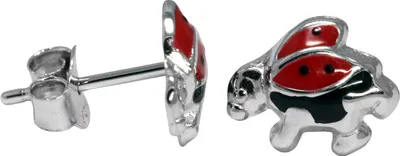 Produktbild von Ohrstecker fliegender Marienkäfer 925 Sterling Silber