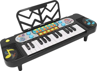 Immagine prodotto di Pianoforte giocattolo a tastiera per bambini, strumento musicale interattivo multifunzionale realistico a 37 tasti tipo 2