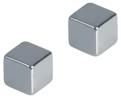 Produktbild von FRANKEN Neodym-Magnetwürfel, Maße: 10 x 10 x 10 mm, chrom (70010551)