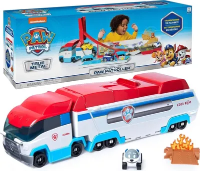 Image de PAW PATROL - Paw Patroller avec Robodog, pour véhicules métalliques True Metal