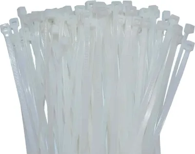Produktbild von 100 Kabelbinder 430x4,8mm Natur (weiss) PA6.6