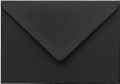 Image de Enveloppes décoratives B6 noir perle 120 g 50 pièces – Parfaites pour les cadeaux