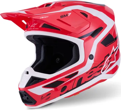 Immagine prodotto di Casco da motocross Alpinestars S-M7 Deed, rosso/nero, taglia 2XL (63/64)