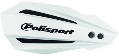 Imagen del producto de Protectores de manos modelo Bullit con kit de montaje universal, compatibles con Beta RR de 2012 a 2022, color blanco