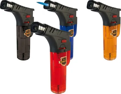 Produktbild von 2 x Sturm Feuerzeug Bunsenbrenner Flambierer Gas-Brenner Jet Flame Doubleflame B