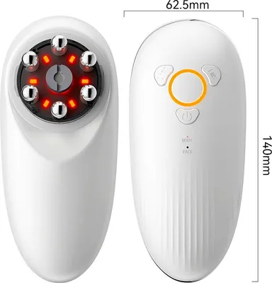 Produktbild von Schröpfmassagegerät, Anti Cellulite Massagegerät Modellierung und Straffung, mit Schröpfmassage EMS und Rotlicht,für Bauch, Beine, Po und Faszien