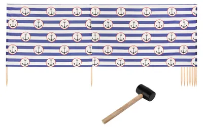 Image de Ladeheid plage pare-vent LAEX001 (bande/ancre-12, 12 m)