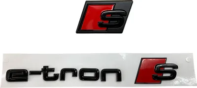 Immagine prodotto di Originale Audi e-tron S Black Edition emblema logo lettering nero