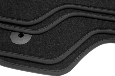Produktbild von Allwetter Fußmatten passend für Toyota Aygo 1 I Bj. 2005-2014, Naht:Schwarz