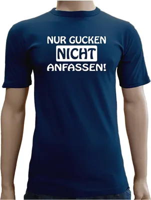 Produktbild von Touchlines Herren T-Shirt , Nur gucken Marineblau, S
