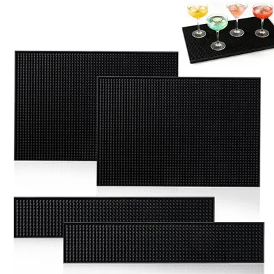Produktbild von Set mit 4 Silikon-Barmatten für Cocktails