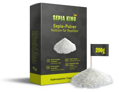 Immagine prodotto di Polvere di seppia naturale per rettili e uccelli