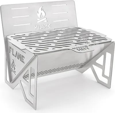 Produktbild von Outdoor Camping Abnehmbare oefen Tragbarer Edelstahlofen Multifunktionales Picknick BBQ Kochzubehoer Brennholzofen