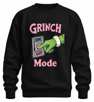 Immagine prodotto di GRINCH Fashion Christmas Grumpy Funny Gift Christmas Humour Felpa Unisex Pullover, Nero, M