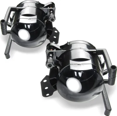 Produktbild von 2x Nebelscheinwerfer NSW Klarglas SCHWARZ + Birnen HB4 SET für BMW 5er E60 E61