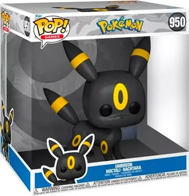 Image de Peluche géante Pokémon Noctali, taille 25 cm