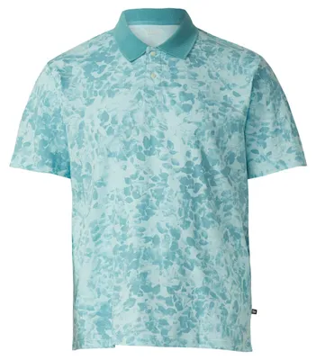 Produktbild von s.Oliver Übergrößen Poloshirt türkis floral Muster