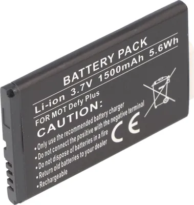 Produktbild von Akku passend für Motorola Defy Plus Akku HF5X mit 3,7V und 1500mAh