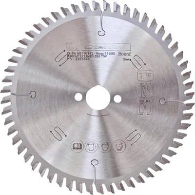 Image de Stehle | Lame de scie pour stratifiés ø 160/20 mm Z56 TFZ/TCG