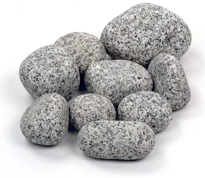 Produktbild von NWN Granitkies 30-60mm Gletscher grau, 2 x 15kg, Zierkies, Kies, Granit, Bodenabdeckung, Natursteine