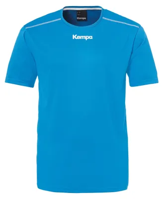 Image de Kempa Mens Poly Crew Neck T Shirt Short Sleeve Top Sports Training Blue XXL