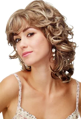 Produktbild von WIG ME UP Damenperücke Toupiert Blond Braun Lockig Modell: DW573