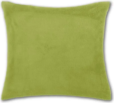 Immagine prodotto di Cuscino decorativo di peluche, dimensioni circa 60x60 cm, colore: verde