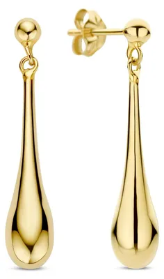 Produktbild von New Bling 9NBG-1022 – 14K Goud – Drop Oorbellen – 27 mm